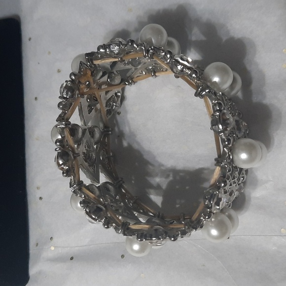 Vintage Pearl's and Crystal's Bracelet - Picture 3 of 4